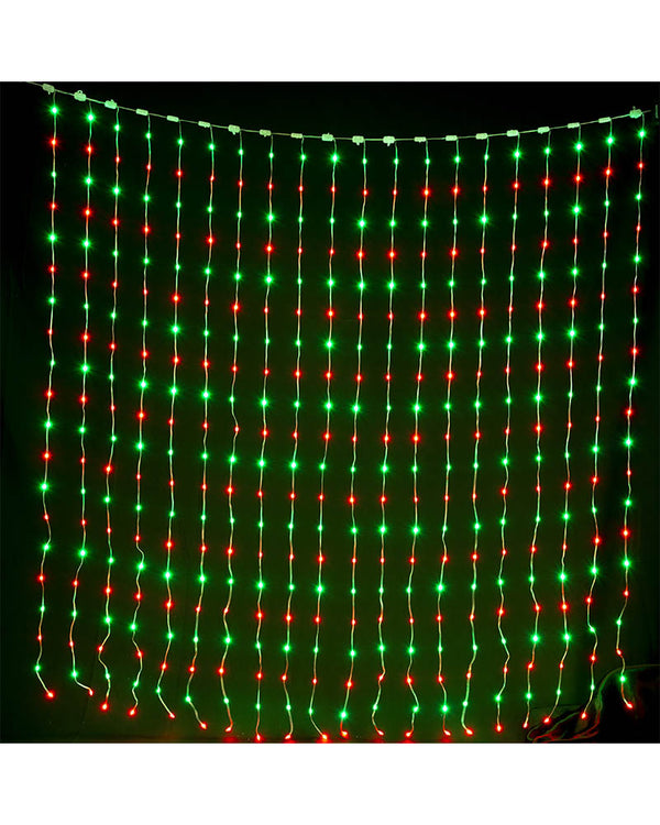 Customisable LED Christmas Curtain Lightshow with App Control 2m