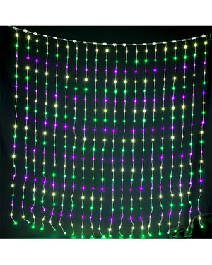 Customisable LED Christmas Curtain Lightshow with App Control 2m