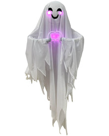 Cute Beating Heart Ghost Animated Halloween Decoration 1.2m