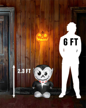 Cute Vampire Lawn Inflatable 72cm