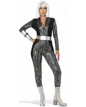 Cyber Jumpsuit Womens Costume
