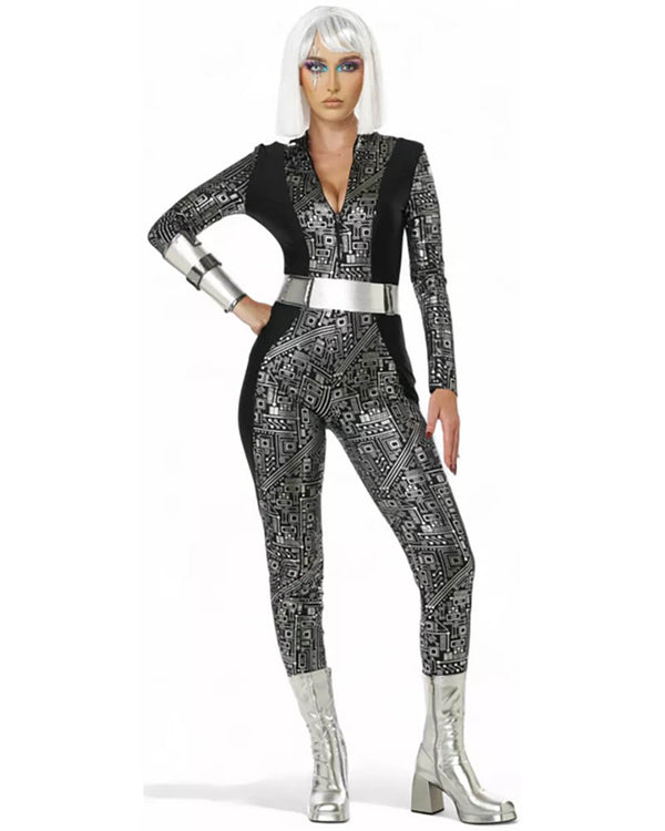Cyber Jumpsuit Womens Costume
