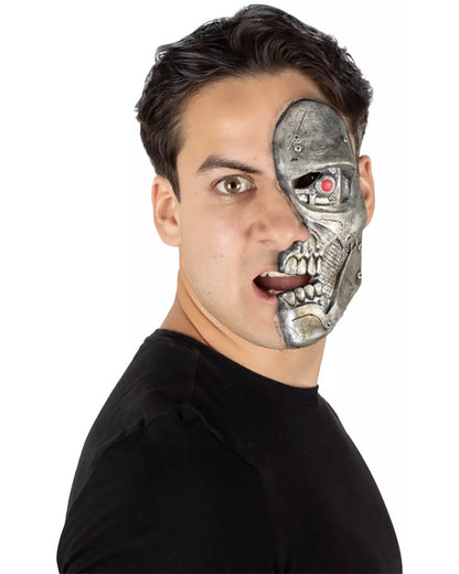 Cyborg Half Mask FX Appliance Transfer Prosthetic