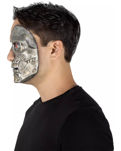 Cyborg Half Mask FX Appliance Transfer Prosthetic