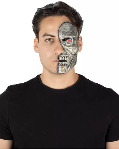 Cyborg Half Mask FX Appliance Transfer Prosthetic