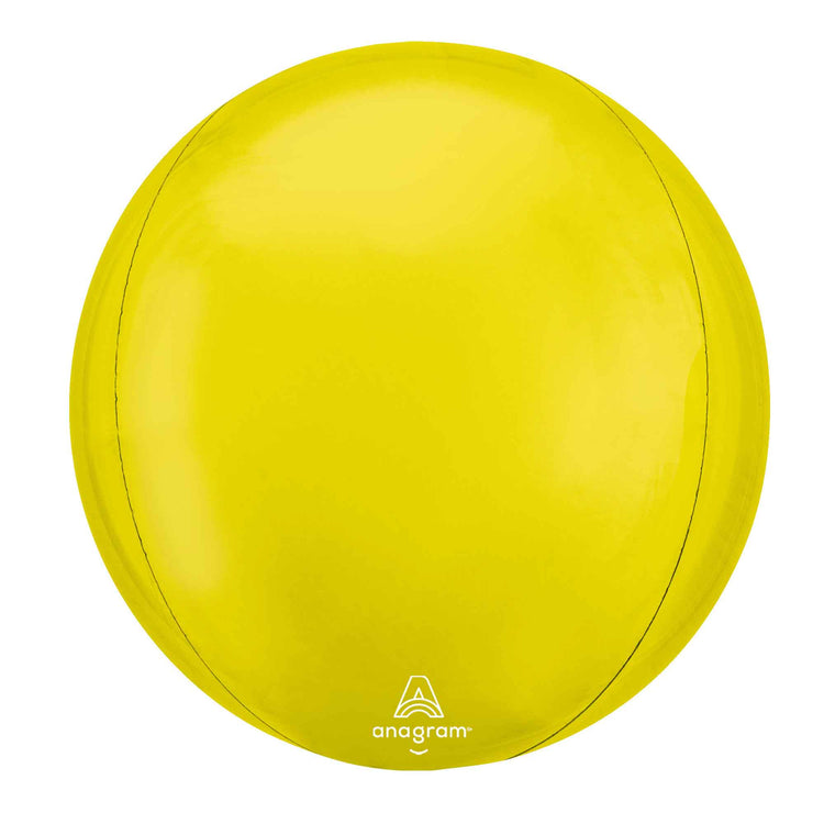 Orbz XL Vibrant Yellow Foil Balloon