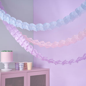 Pastel Wave Honeycomb Garlands