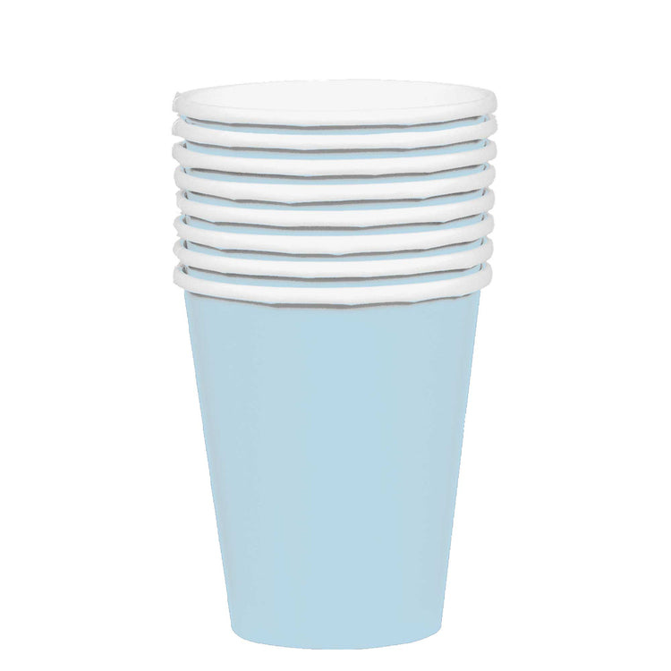 Pastel Blue 354ml Paper Cups Pack of 20