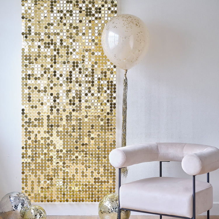 Gold Party Shimmer Wall Back Drop