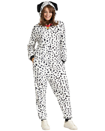 Dalmatian Full Body Deluxe Plus Size Adult Costume