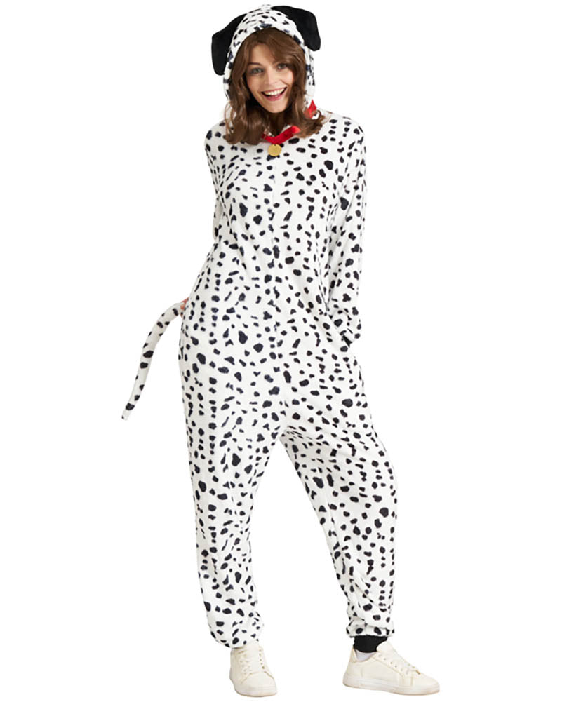 Dalmatian Full Body Deluxe Plus Size Adult Costume