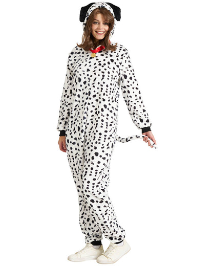 Dalmatian Full Body Deluxe Plus Size Adult Costume
