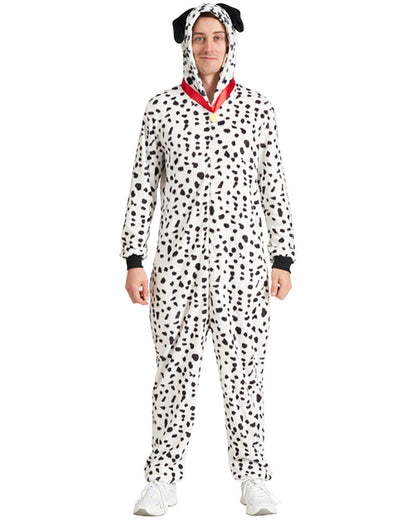 Dalmatian Full Body Deluxe Plus Size Adult Costume