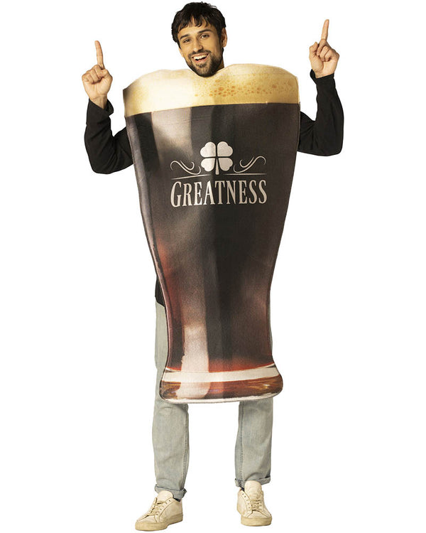 Dark Beer Glass Adult Costume