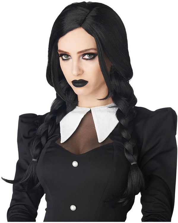 Dark Braids Plaited Black Wig