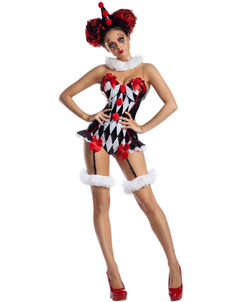 Dark Harlequin Premium Womens Costume