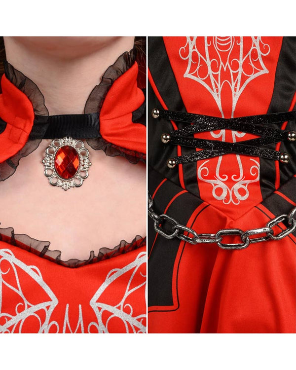 Dark Vampire Complete Girls Costume