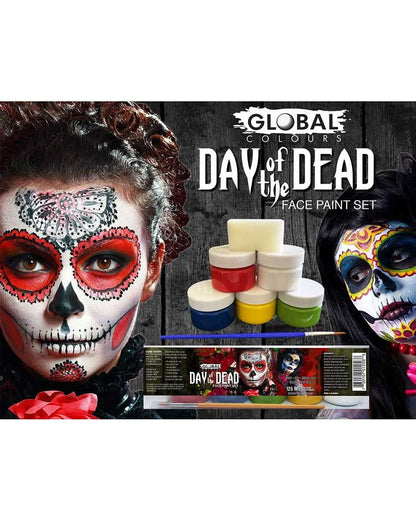 Day of the Dead Face and Body Paint Pack of 5