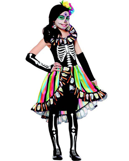 Day Of The Dead Girls Costume