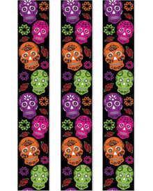Day of the Dead Neon Party Panels 1.8m For Halloween