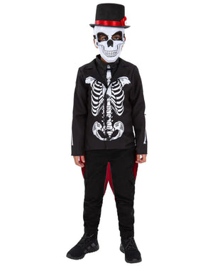 Day of the Dead Senor Skeleton Boys Costume