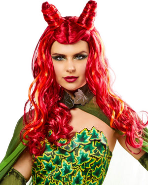 DC Comics Poison Ivy Long Wavy Red Wig