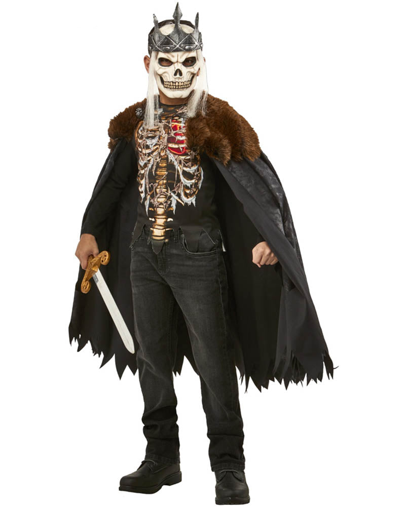 Dead Skeleton King Boys Costume