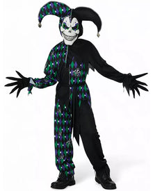 Deadly Jester Kids Halloween Costume
