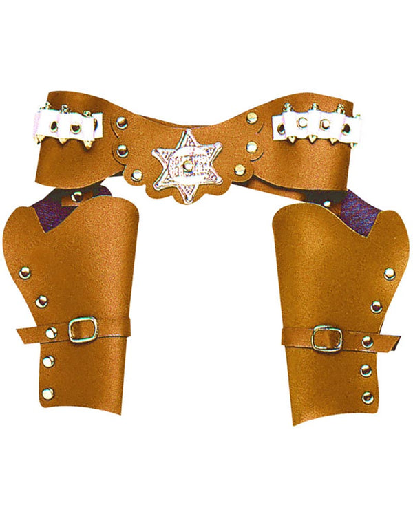 Deluxe Cowboy Double Pistol Holster