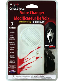 Scream Ghost Face Deluxe Voice Changer With Blood For Halloween