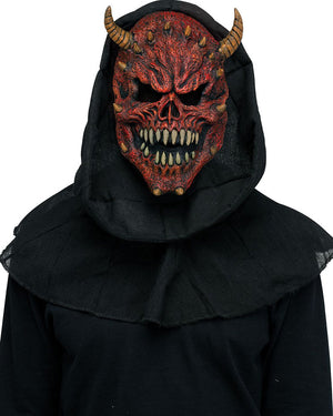 Demon Horror with Shroud Mask