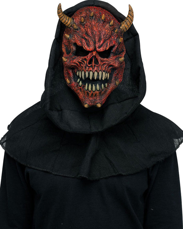 Demon Horror with Shroud Mask