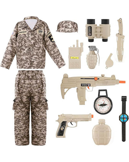 Desert Camouflage Army Boys Costume