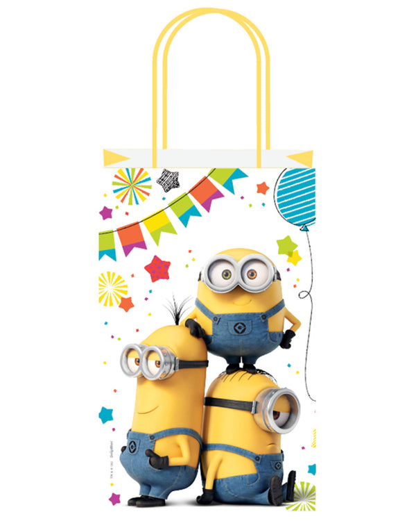 Despicable Me 3 Paper Kraft Bags Pack of 8