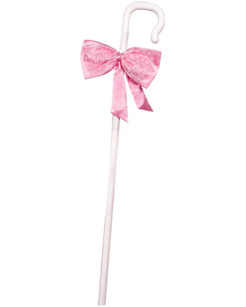 Detachable Shepherds Hook Prop with Bow
