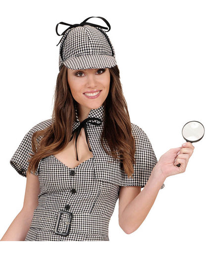 Detective Hat Pipe and Magnifying Glass Set