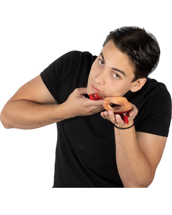 Devil Luxury FX Appliance Transfer Prosthetic Half Mask