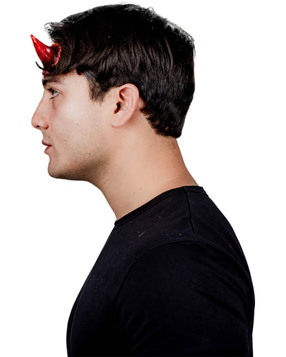 Devil Red Horns FX Appliance Transfer Prosthetic