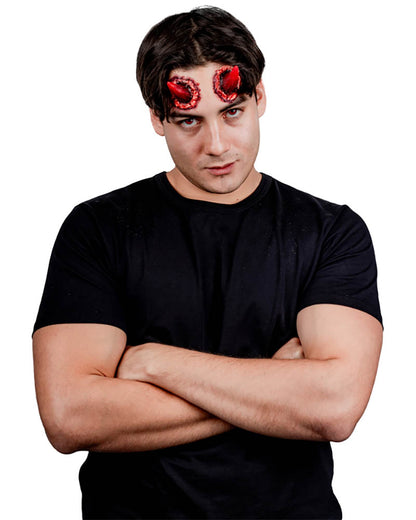 Devil Red Horns FX Appliance Transfer Prosthetic