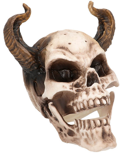 Devil with Movable Jaw Skull Prop