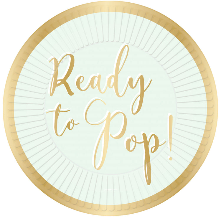 Ready To Pop 23cm Round Paper Plates