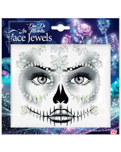 Dia De Los Muertos Diamond Face Jewels