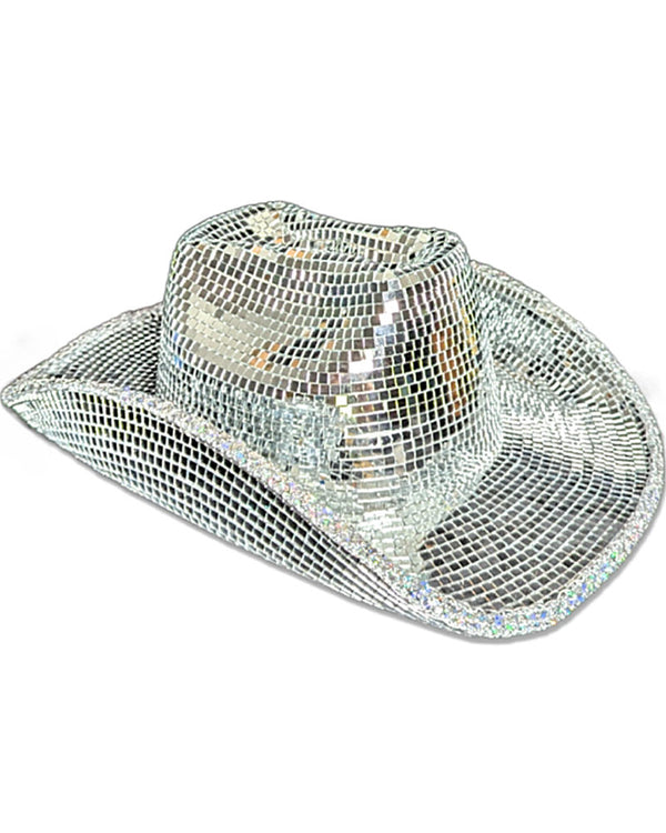 Disco Mirror Deluxe Cowboy Hat
