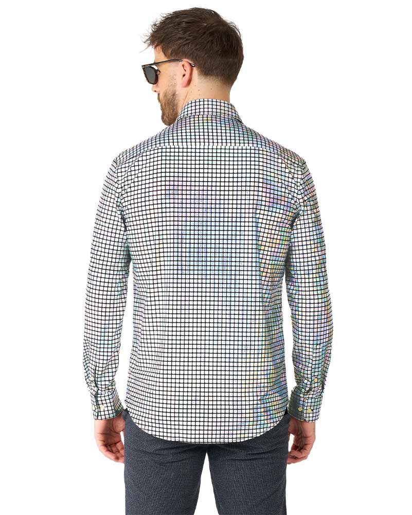 70s Discoballer Opposuit Mens Shirt