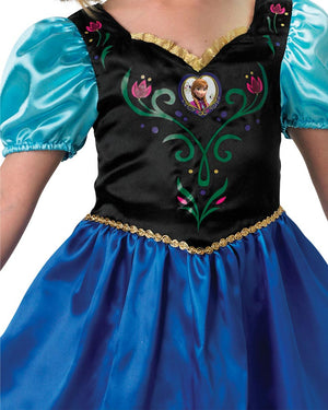 Disney Anna Frozen 1 Classic Girls Costume