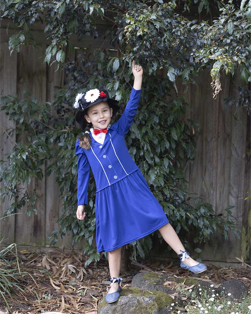 Disney Mary Poppins Girls Costume – CostumeBox Australia