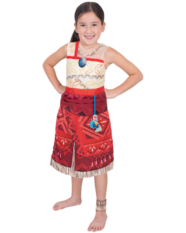 Disney Moana 2 Moana and Hei Hei Deluxe Girls Costume