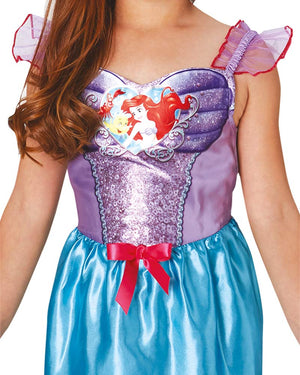 Disney Princess Ariel Sequin Girls Costume