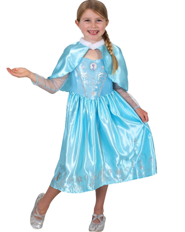 Disney Princess Elsa Winter Girls Costume