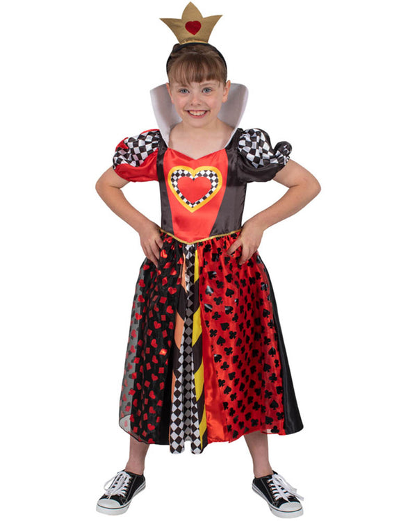 Disney Queen of Hearts Deluxe Girls Costume